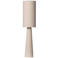 WOOOD WOOOD Loft Vloerlamp - Metaal/Bouclé - Naturel Met Stippen 130xØ30 cm