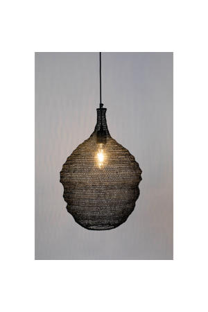 Lena Hanglamp M Zwart 