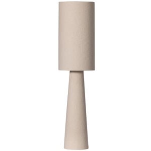 Loft tafellamp - Metaal/Bouclé - Naturel - (90xø22 cm)