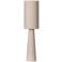 WOOOD WOOOD Loft Tafellamp - Metaal/Bouclé - Naturel - 90xØ22 cm