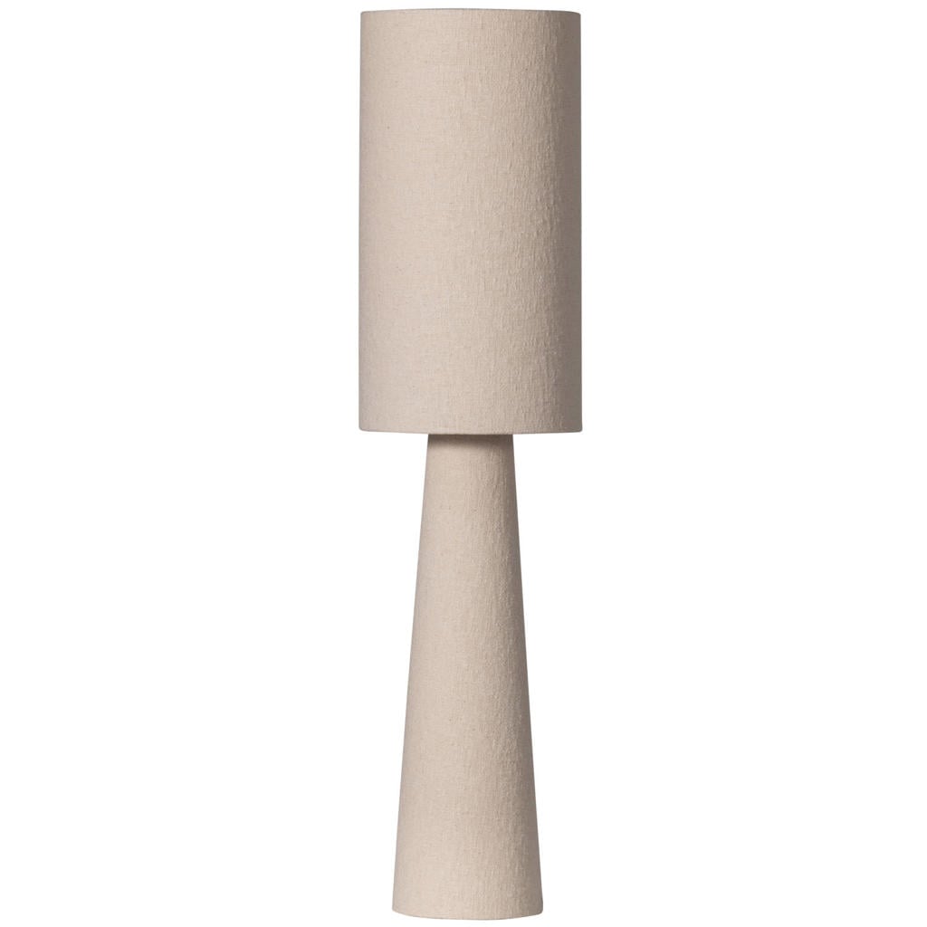 WOOOD WOOOD tafellamp Loft - Metaal/Bouclé - Tapenade - 90xØ22 cm