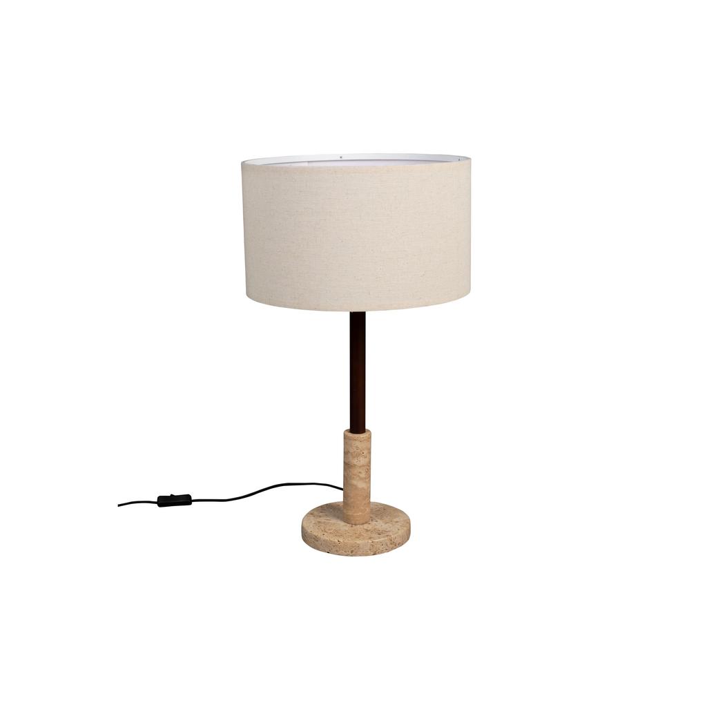 Dutchbone Jackon vloerlamp/ staande lamp Travertin - Beige