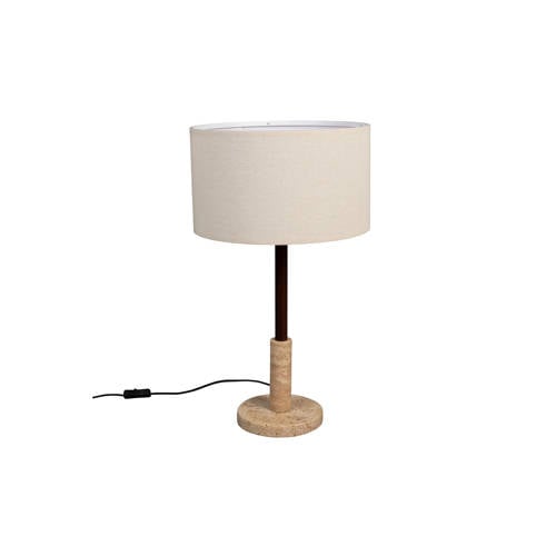 Dutchbone Jackon vloerlamp/ staande lamp Travertin - Beige afbeelding