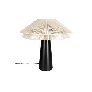 Elon tafellamp Beige/ Zwart