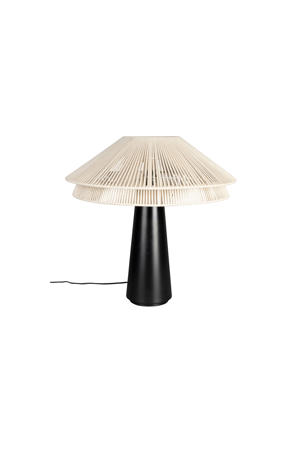 Elon tafellamp Beige/ Zwart
