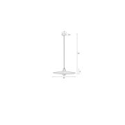 thumbnail: Zuiver Balance hanglamp 60 cm (L) Rotan Zwart
