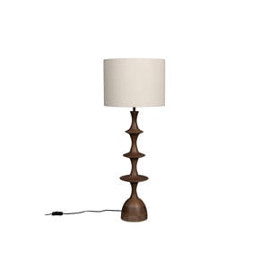 Cath tafellamp Hout Bruin