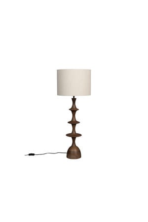 Cath tafellamp Hout Bruin