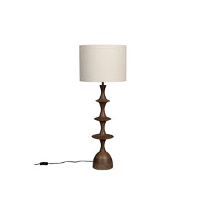 Cath tafellamp Hout Bruin 
