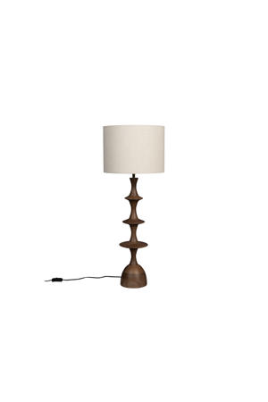 Cath tafellamp Hout Bruin 