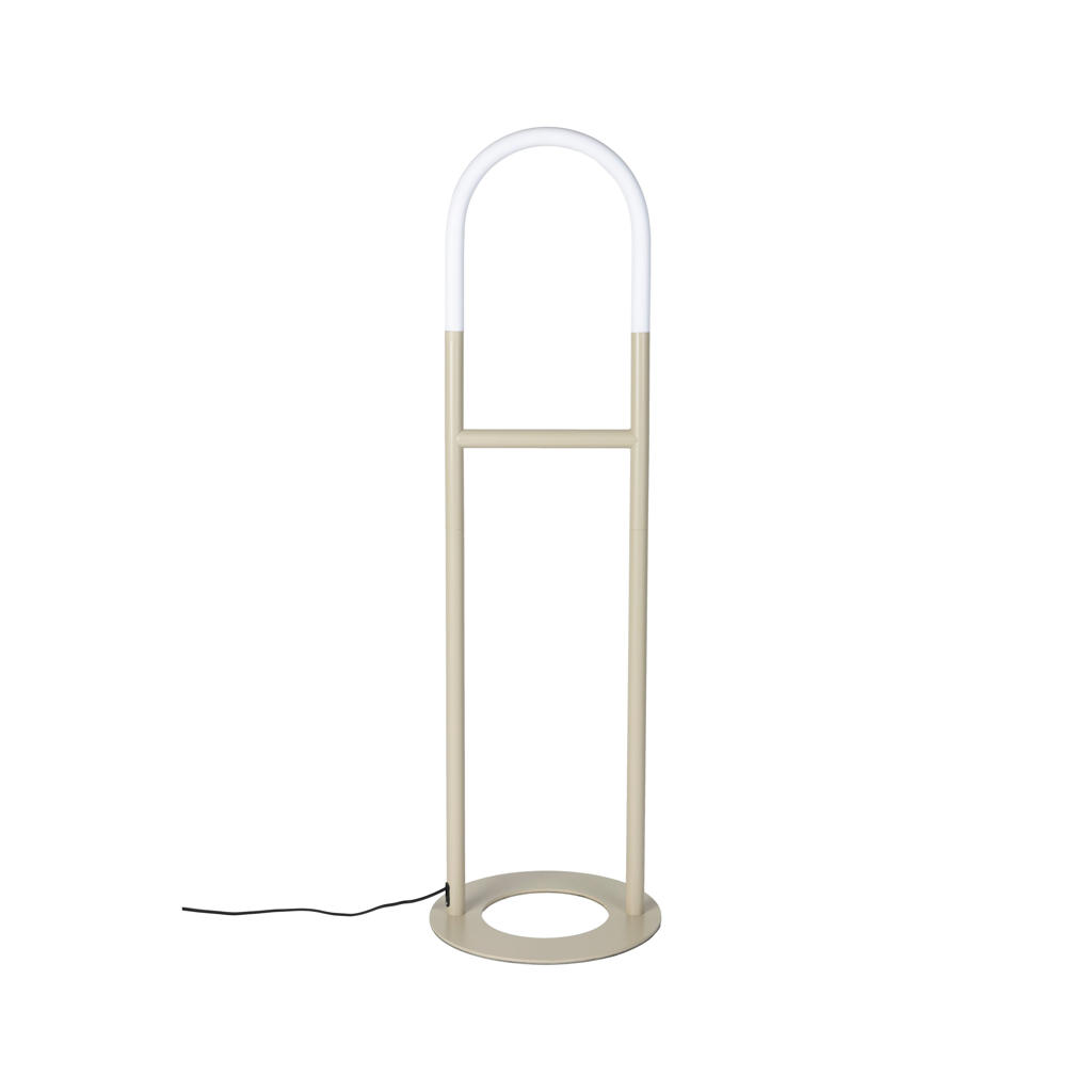 Zuiver Arch vloerlamp/ staande lamp Beige