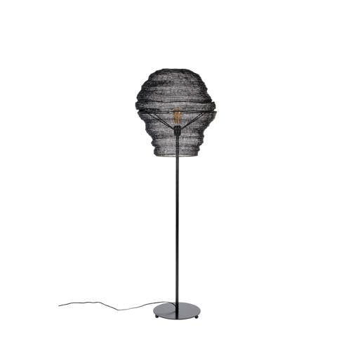 Housecraft Living Lena vloerlamp/ staande lamp Zwart afbeelding