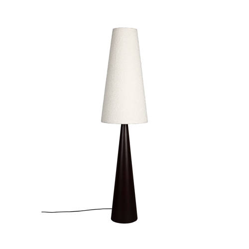 Dutchbone Miki vloerlamp/ staande lamp Bouclè Hout afbeelding