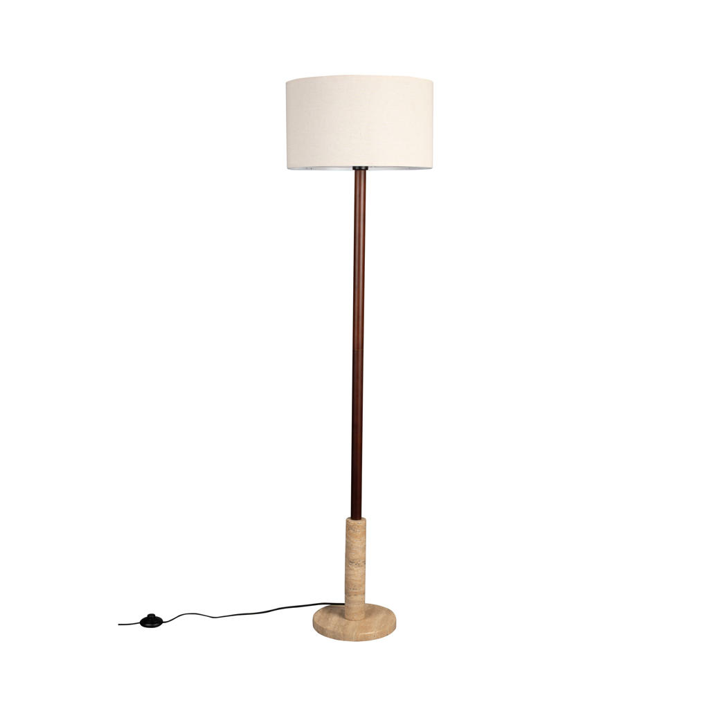 Dutchbone Jackson vloerlamp/ staande lamp Travertin