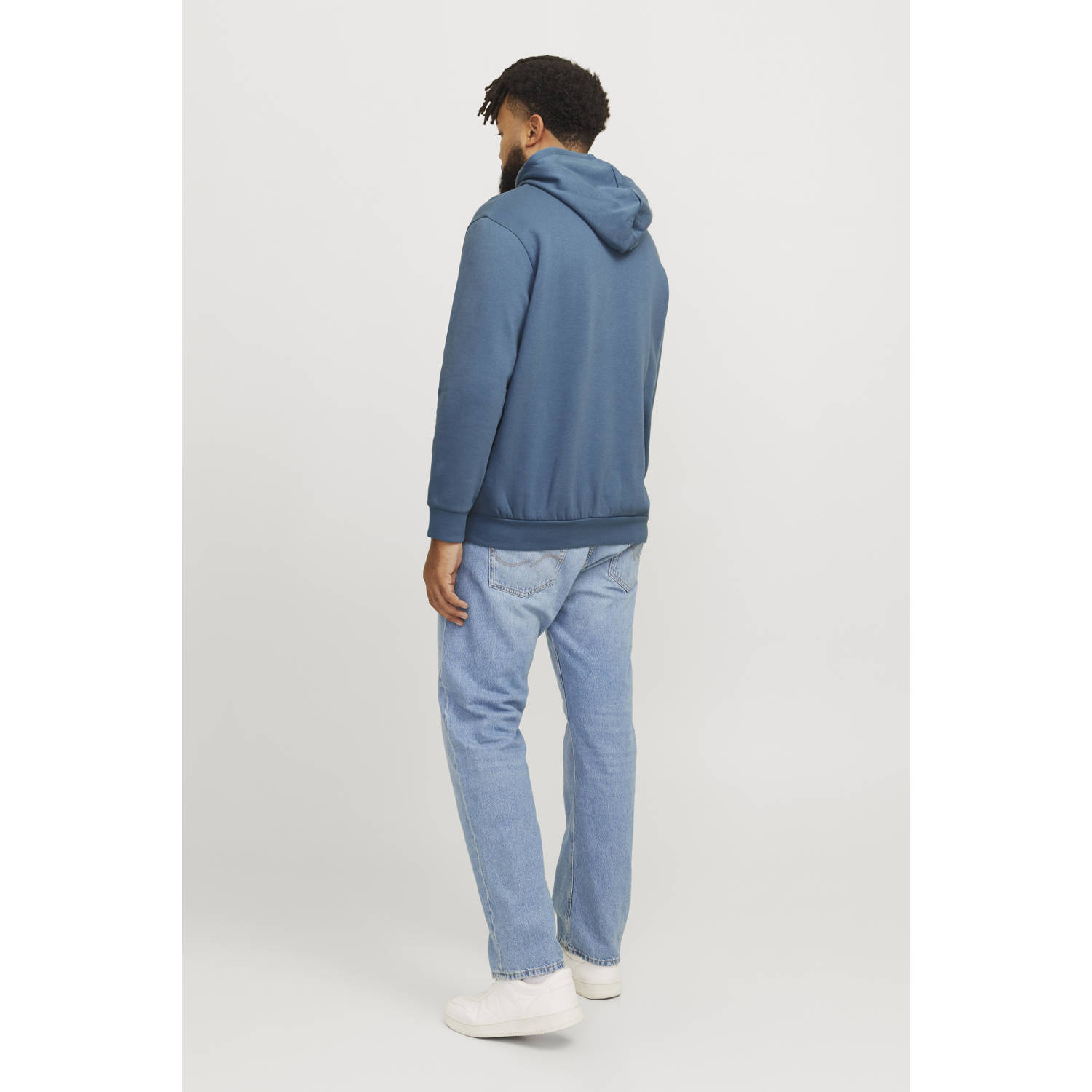 JACK & JONES PLUS SIZE hoodie blauw