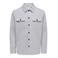 ONLY & SONS regular overshirt grijs