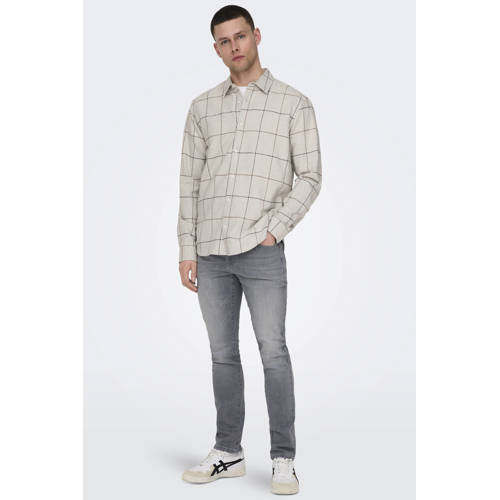 ONLY & SONS slim fit jeans ONSLOOM grey denim afbeelding