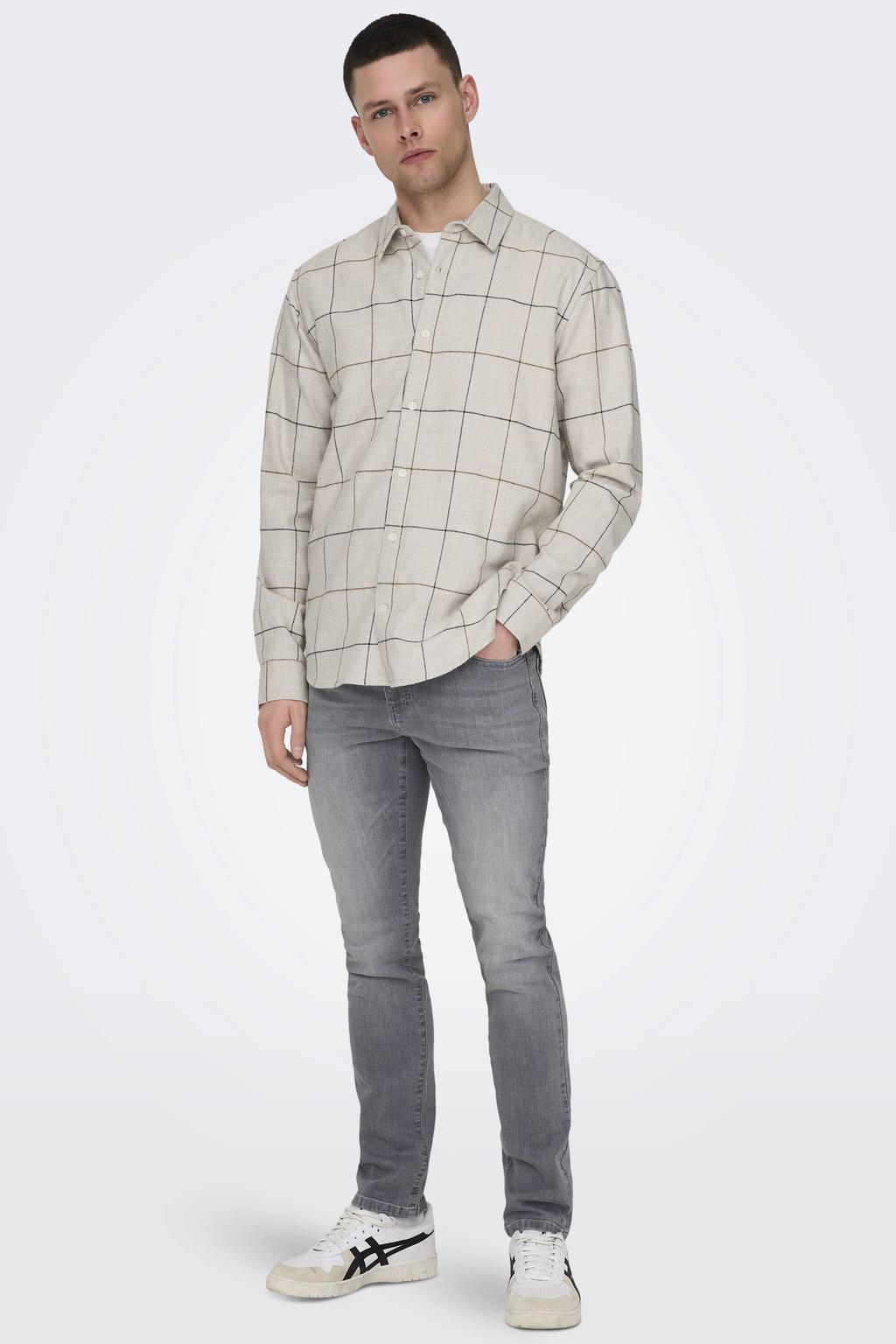 ONLY & SONS slim fit jeans ONSLOOM grey denim