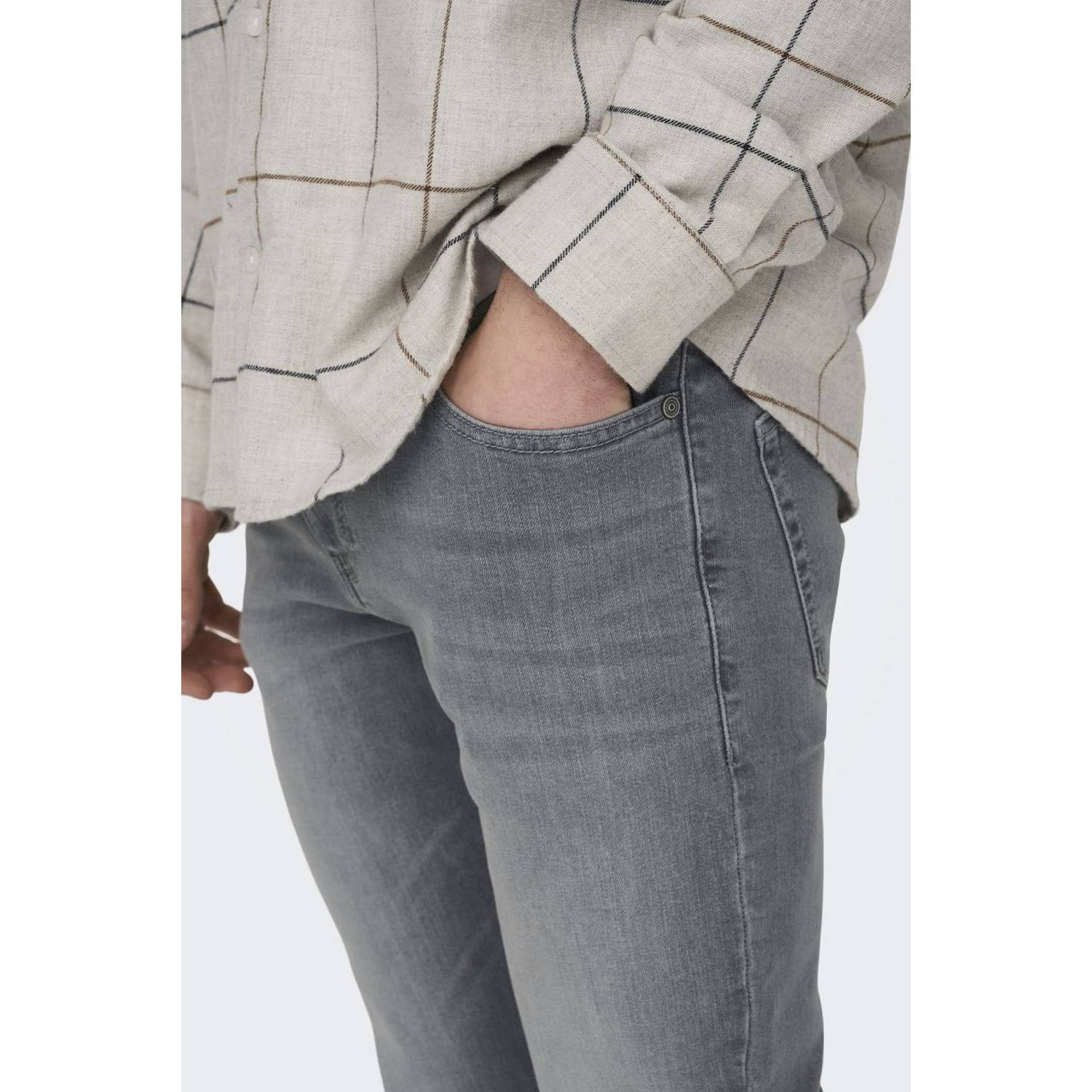 ONLY & SONS slim fit jeans ONSLOOM grey denim