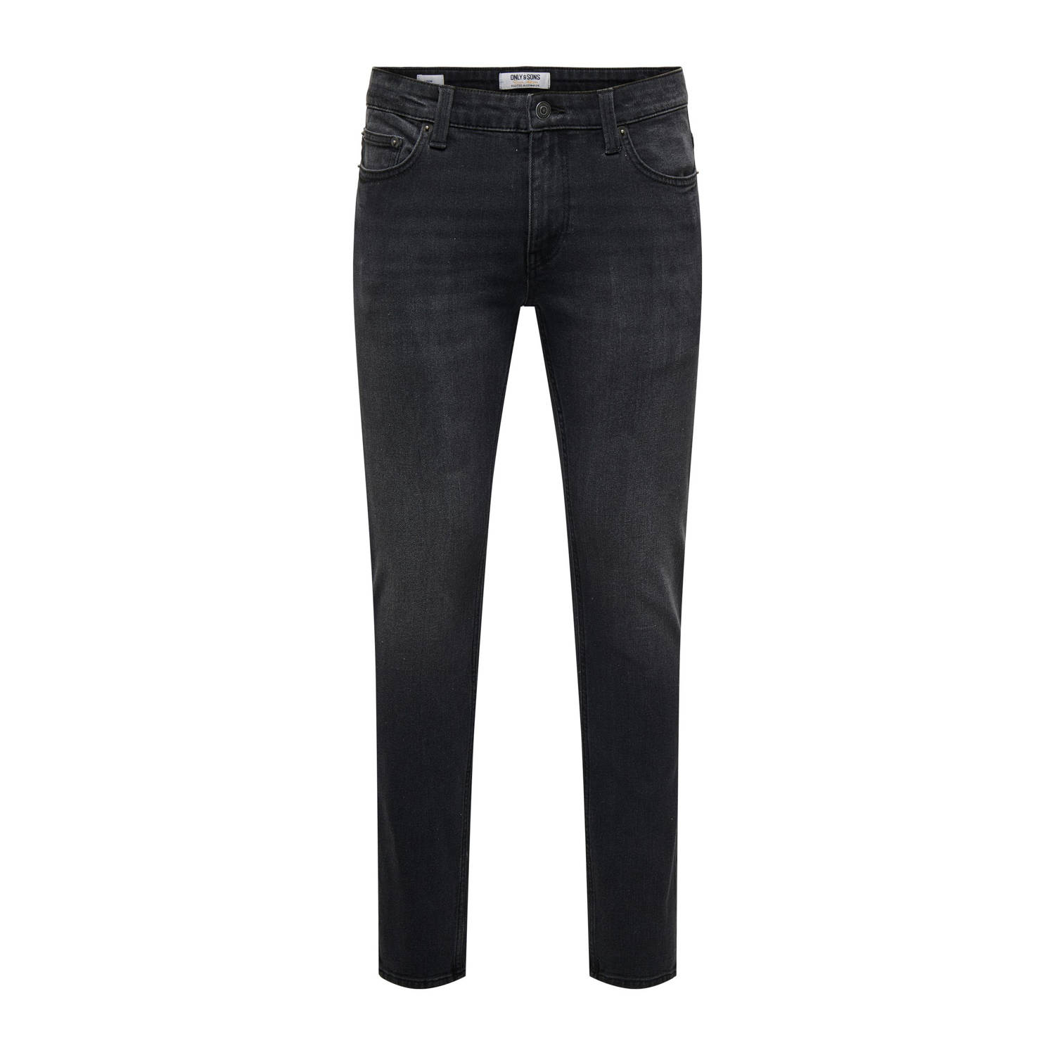 ONLY & SONS ONSLOOM loose regular fit jeans zwart