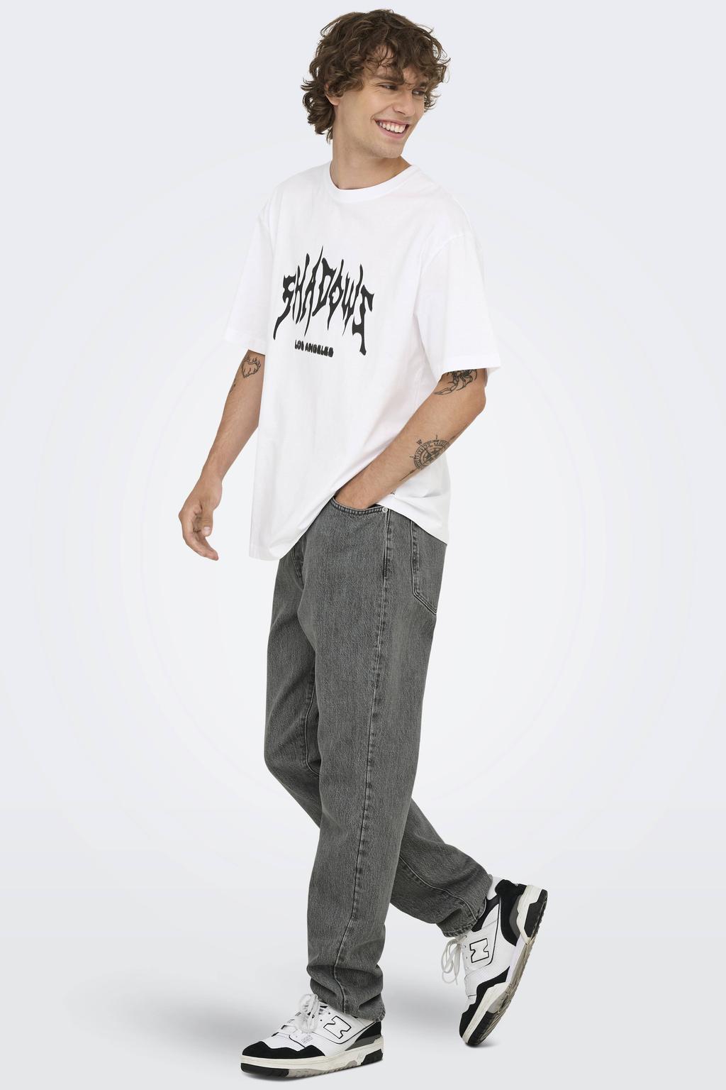ONLY & SONS ONSTYE loose fit jeans grey denim