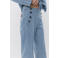 Sofie Schnoor straight high waist broek blauw