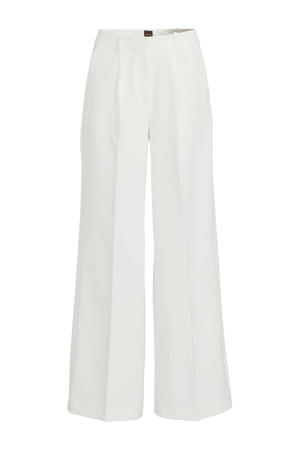 wide leg regular waist pantalon
