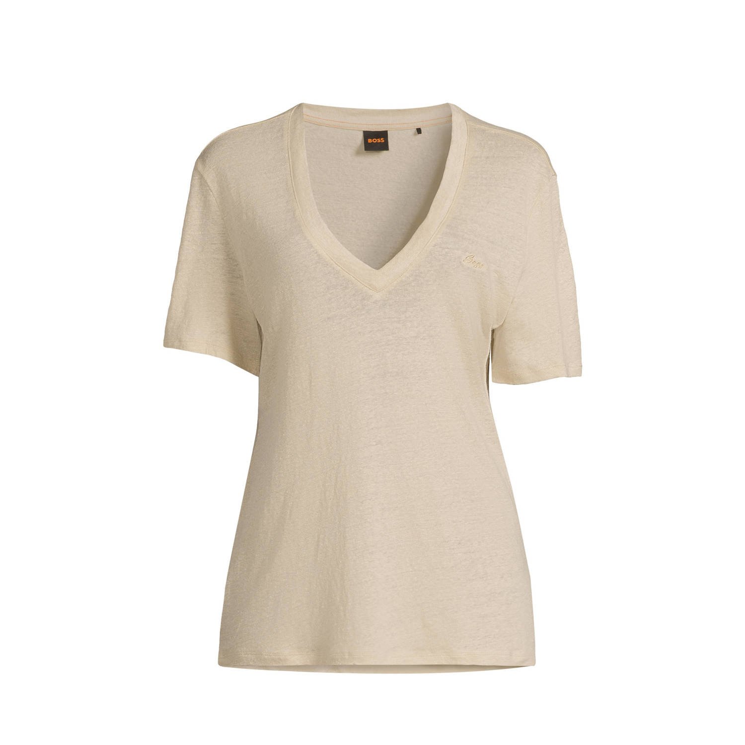 BOSS top beige