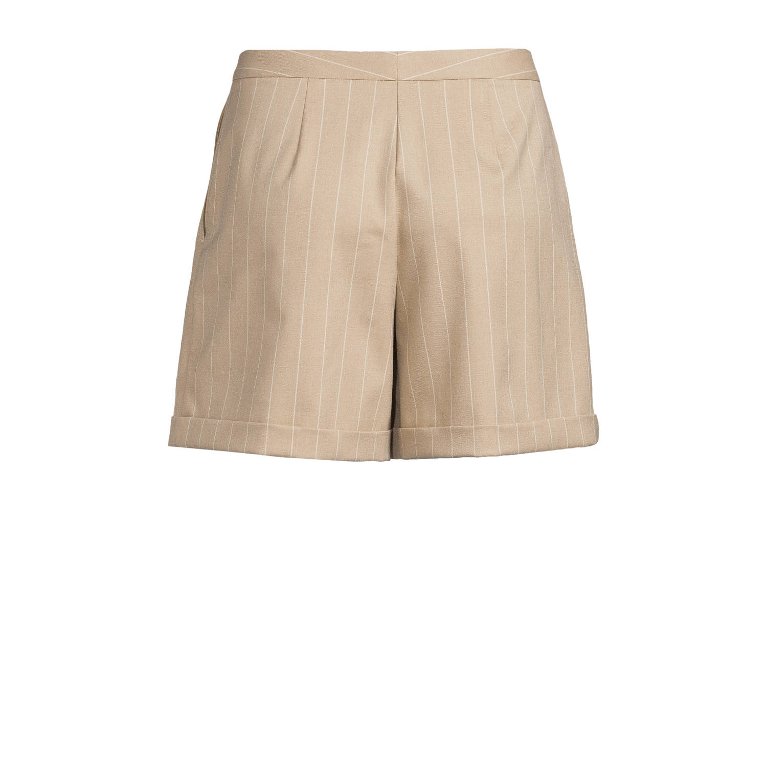 BOSS straight high waist casual short beige
