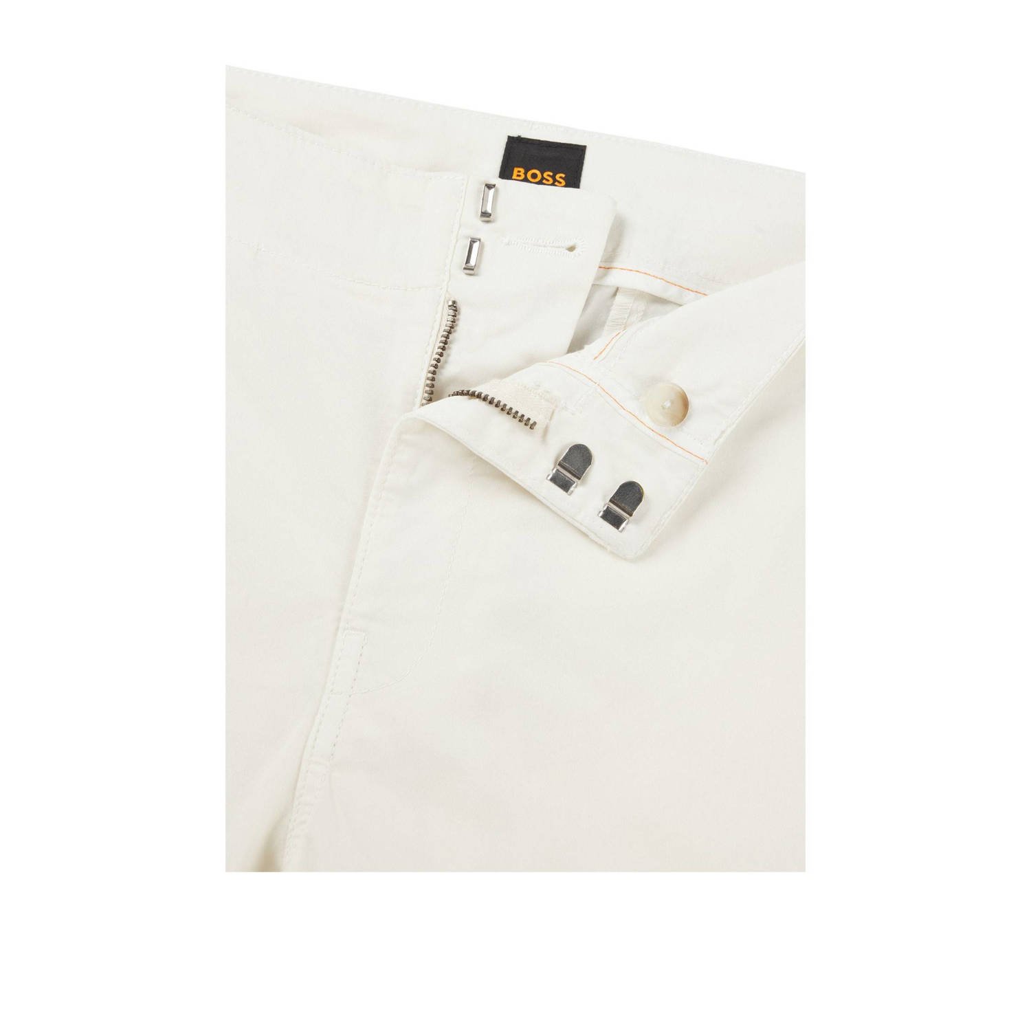 BOSS high waist broek ecru