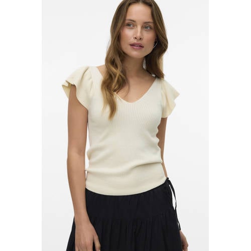 VERO MODA top beige afbeelding