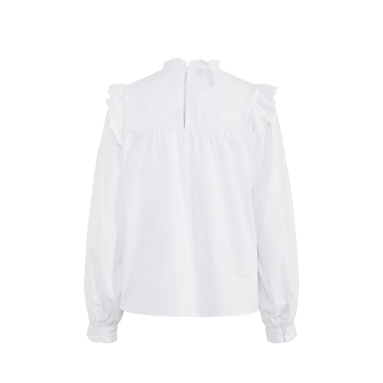 PIECES top wit broderie