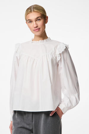 top wit broderie