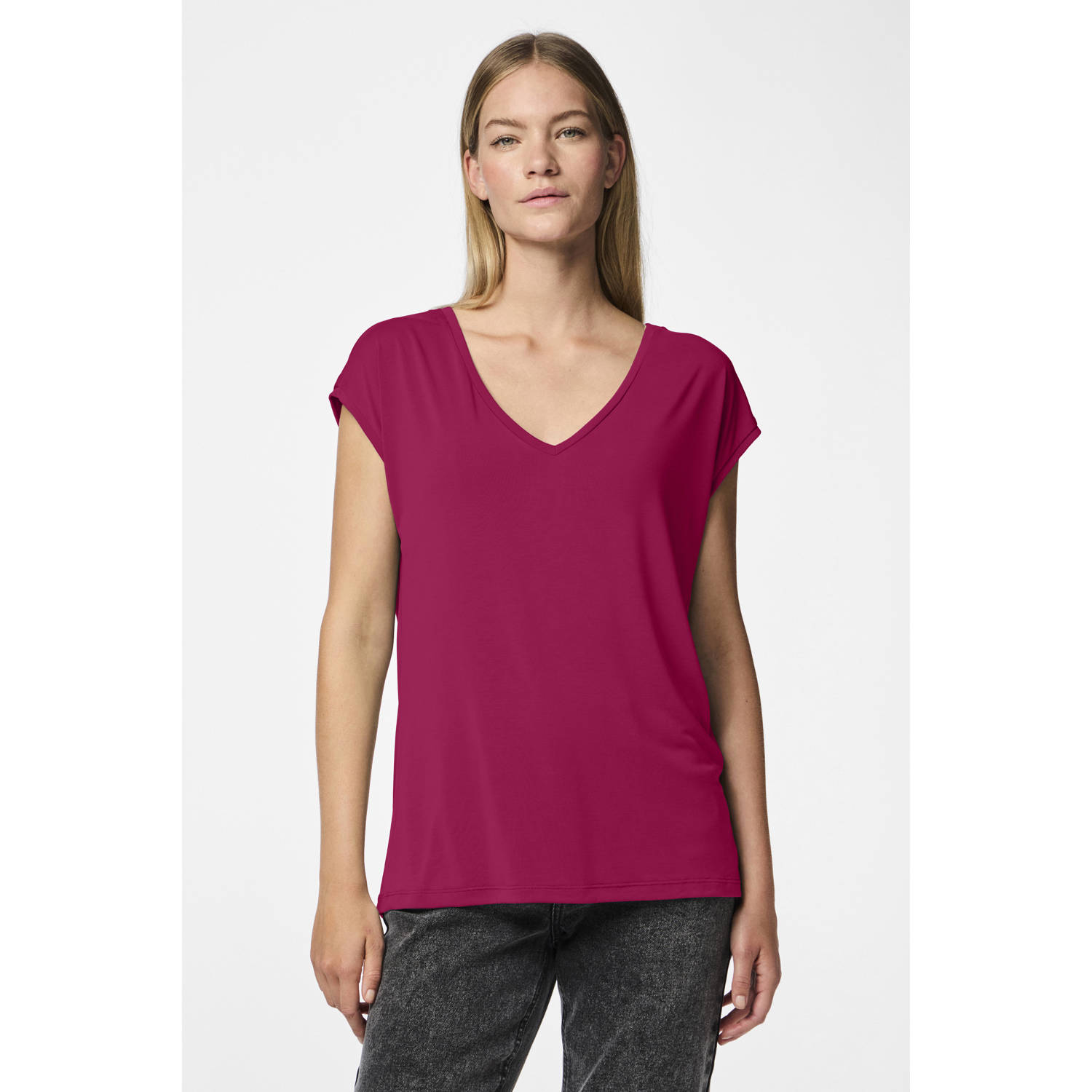 Pieces Loose fit tanktop met modal model 'KAMALA'