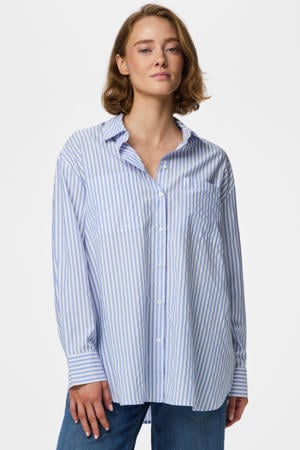 blouse blauw