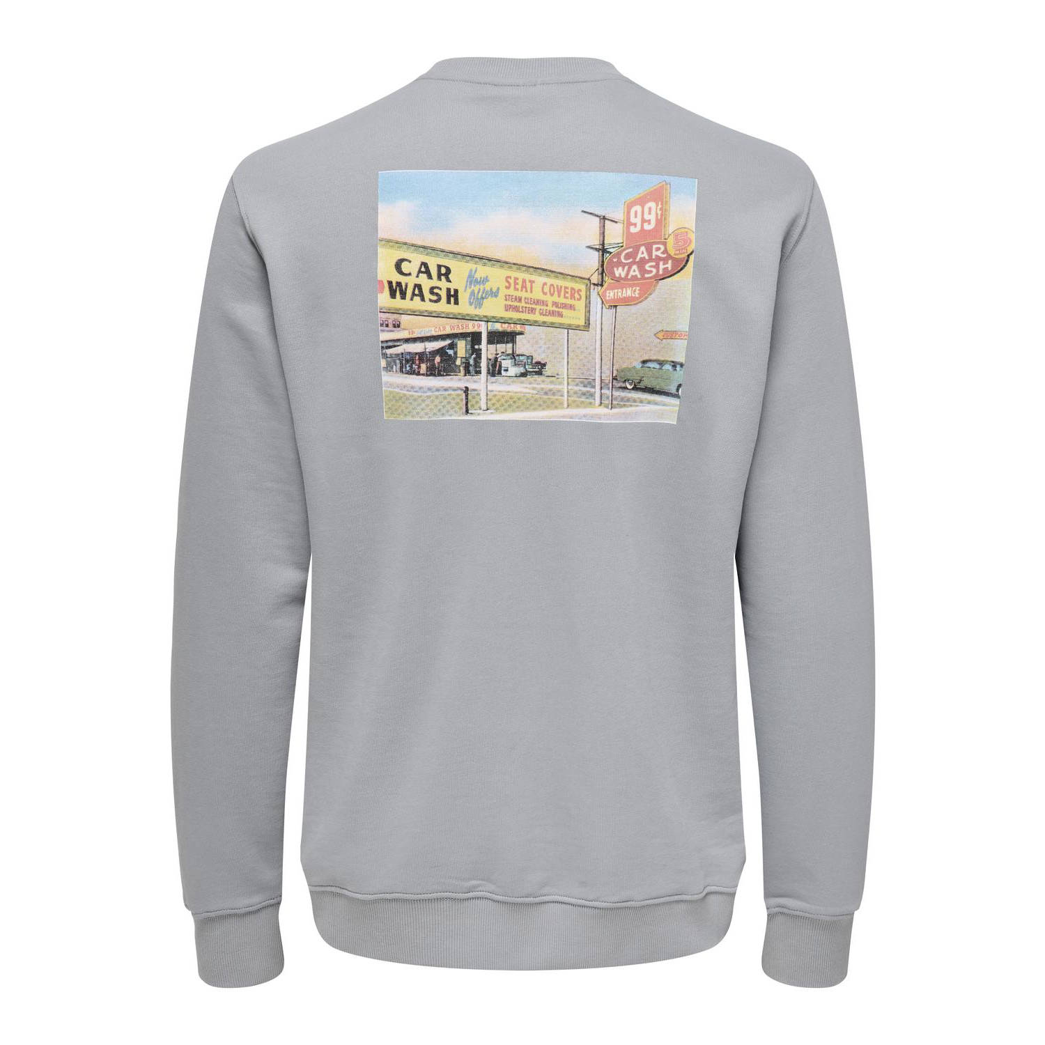 ONLY & SONS sweater grijs