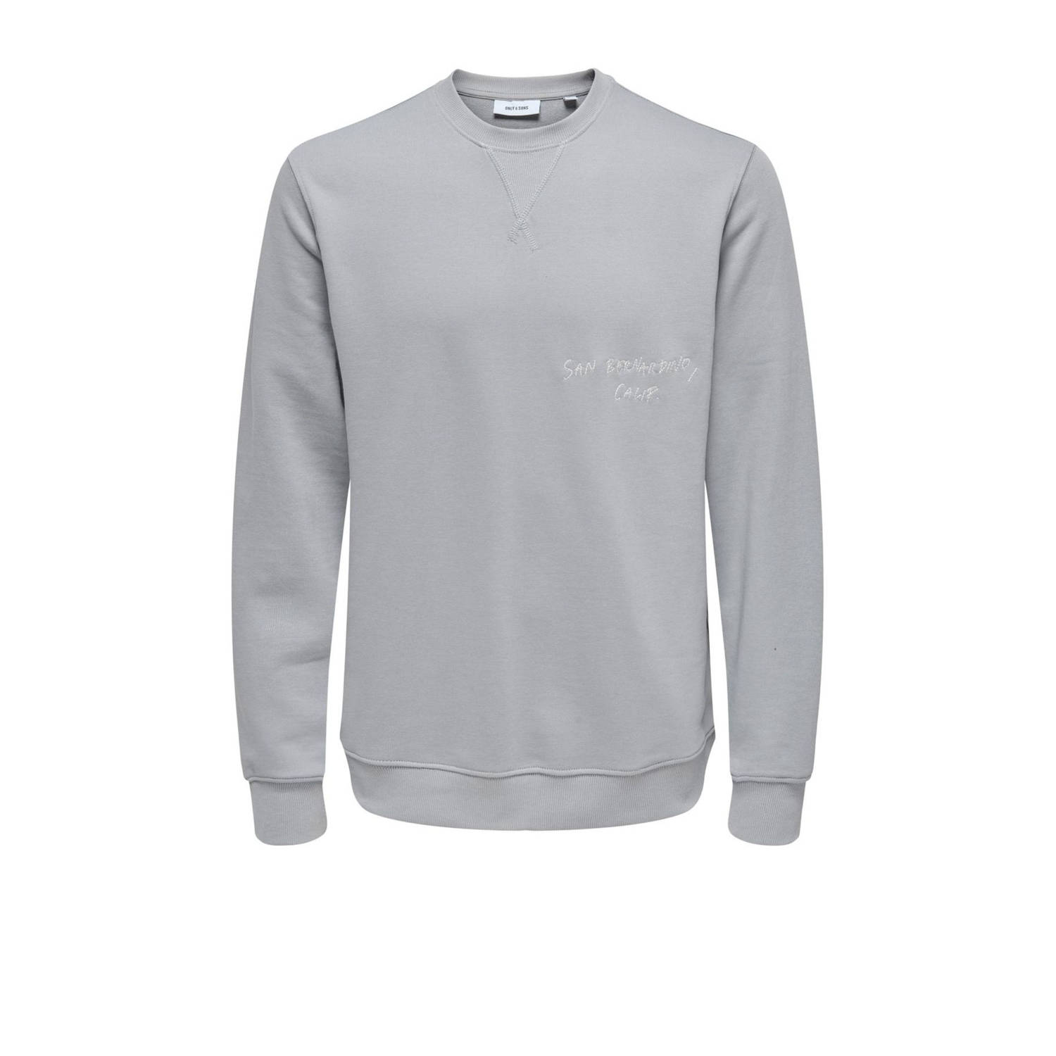 ONLY & SONS sweater grijs