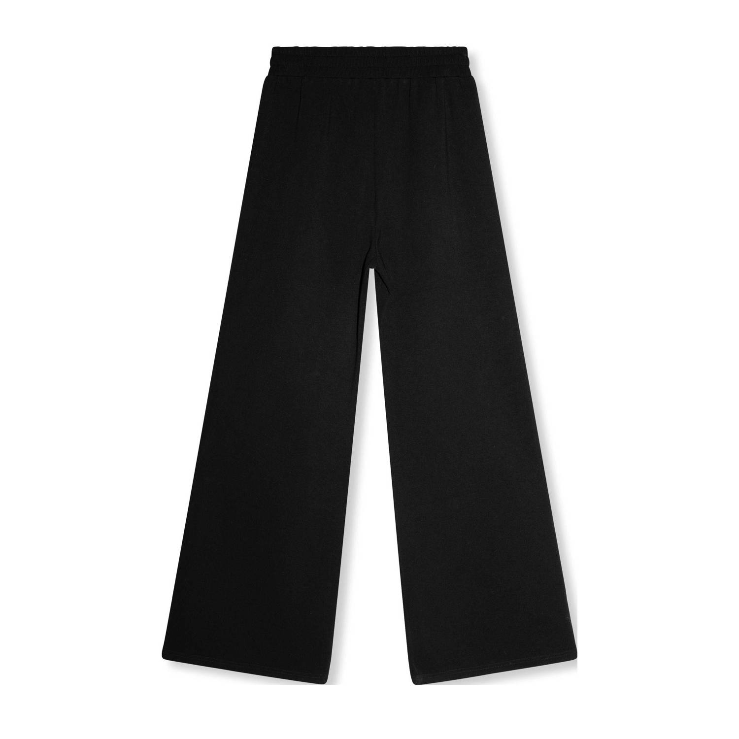 Refined Department wide leg broek zwart