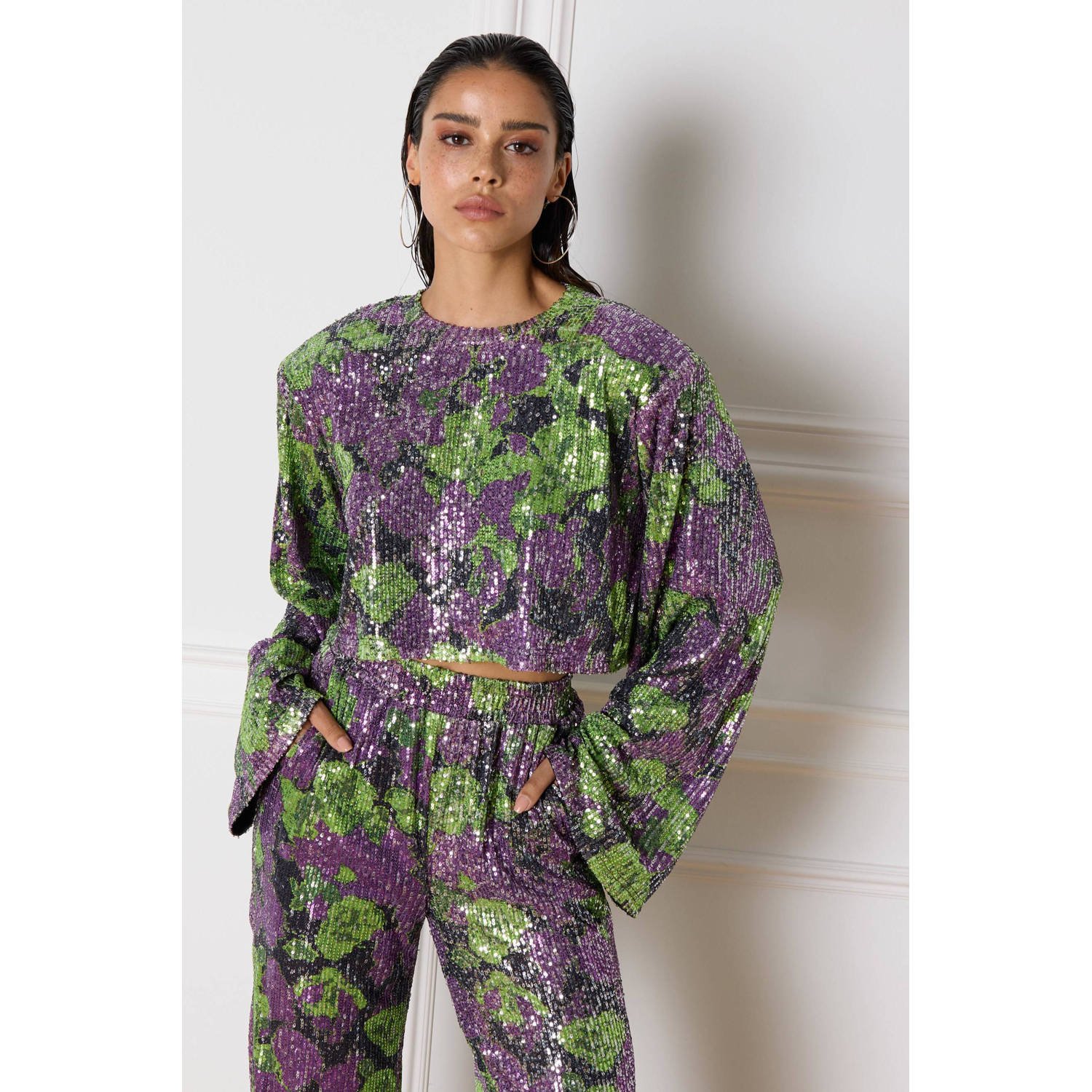 Refined Department Paarse Carina Top voor Vrouwen Purple Dames