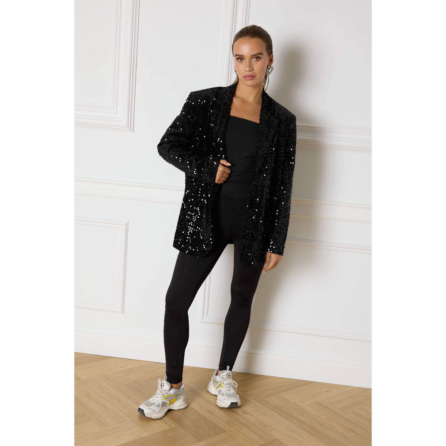 Refined Department strapless top zwart