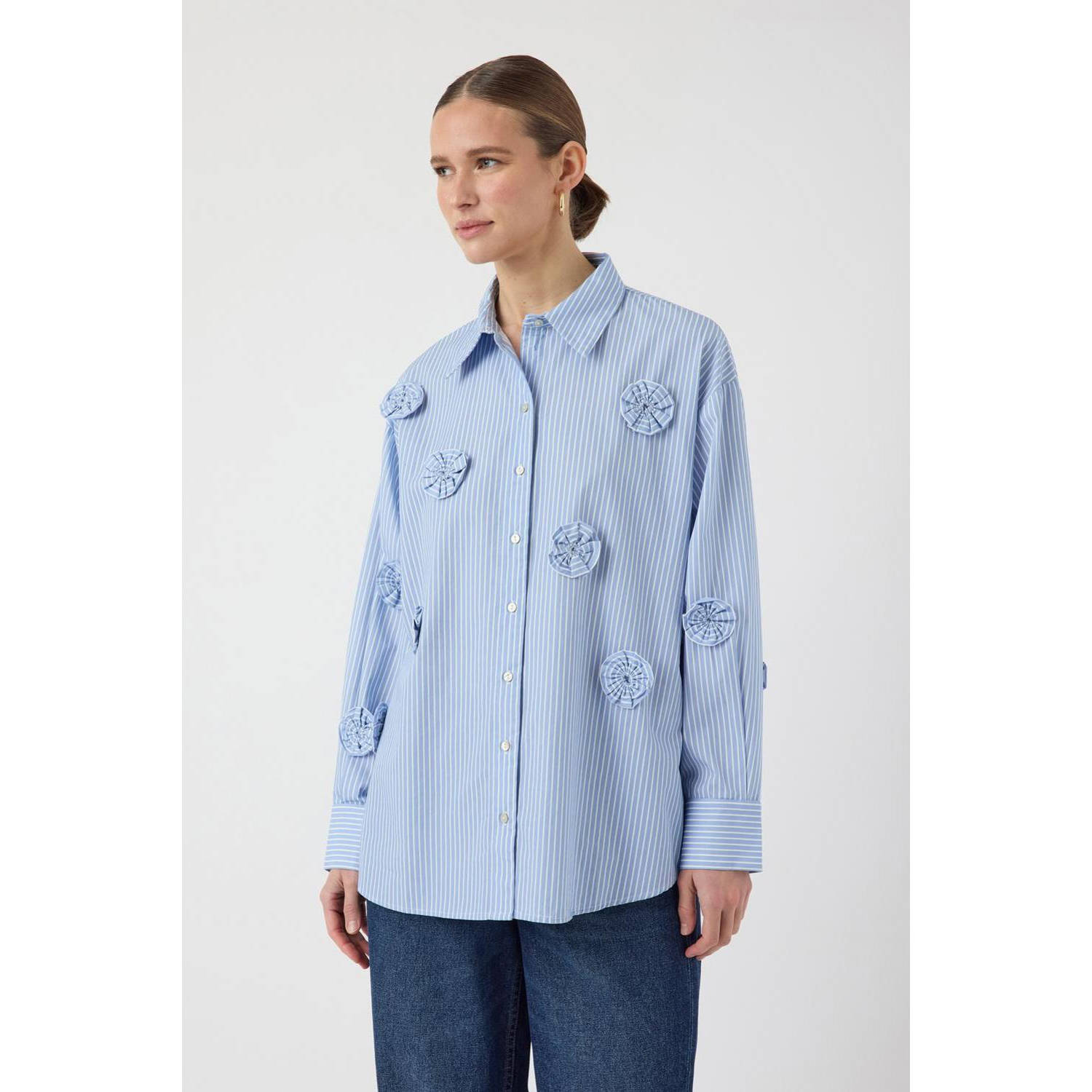 Y.A.S blouse lichtblauw