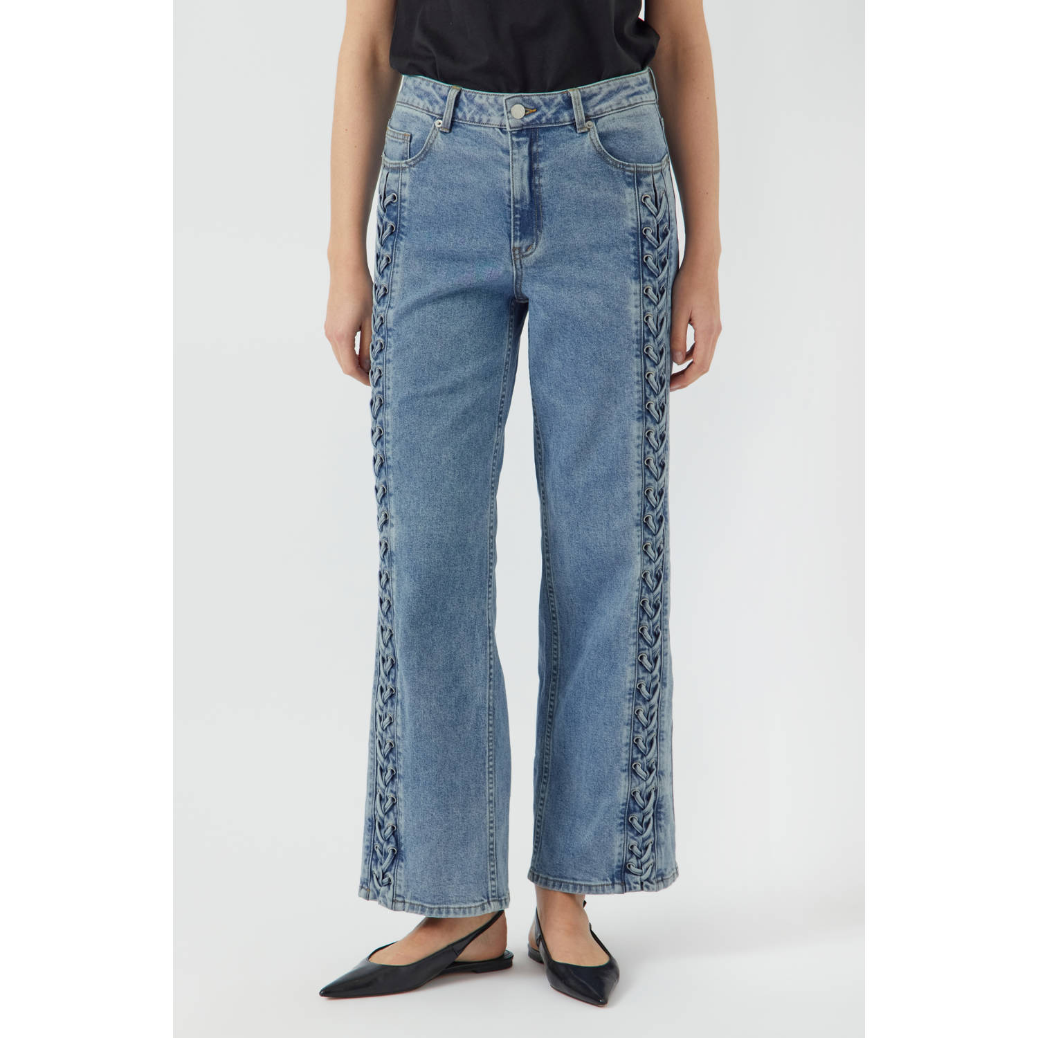 Y.A.S. Dames Jeans Yaseyla Hw Denim Jeans S Blauw