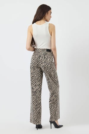 high straight leg jeans