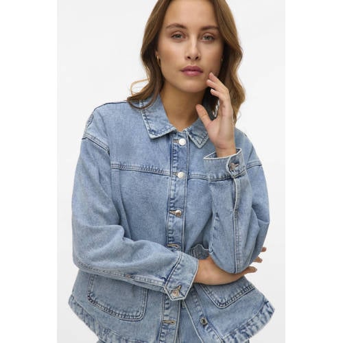 VERO MODA spijkerjas medium blue denim afbeelding