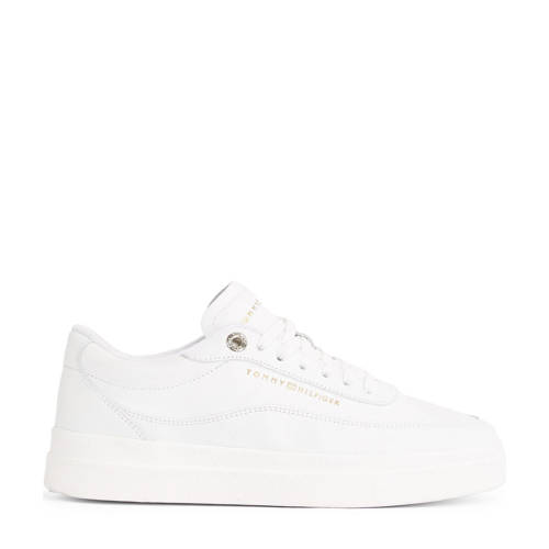 Tommy Hilfiger leren sneakers wit afbeelding