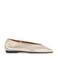 Tommy Hilfiger leren ballerina's goud