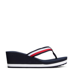   teenslippers donkerblauw