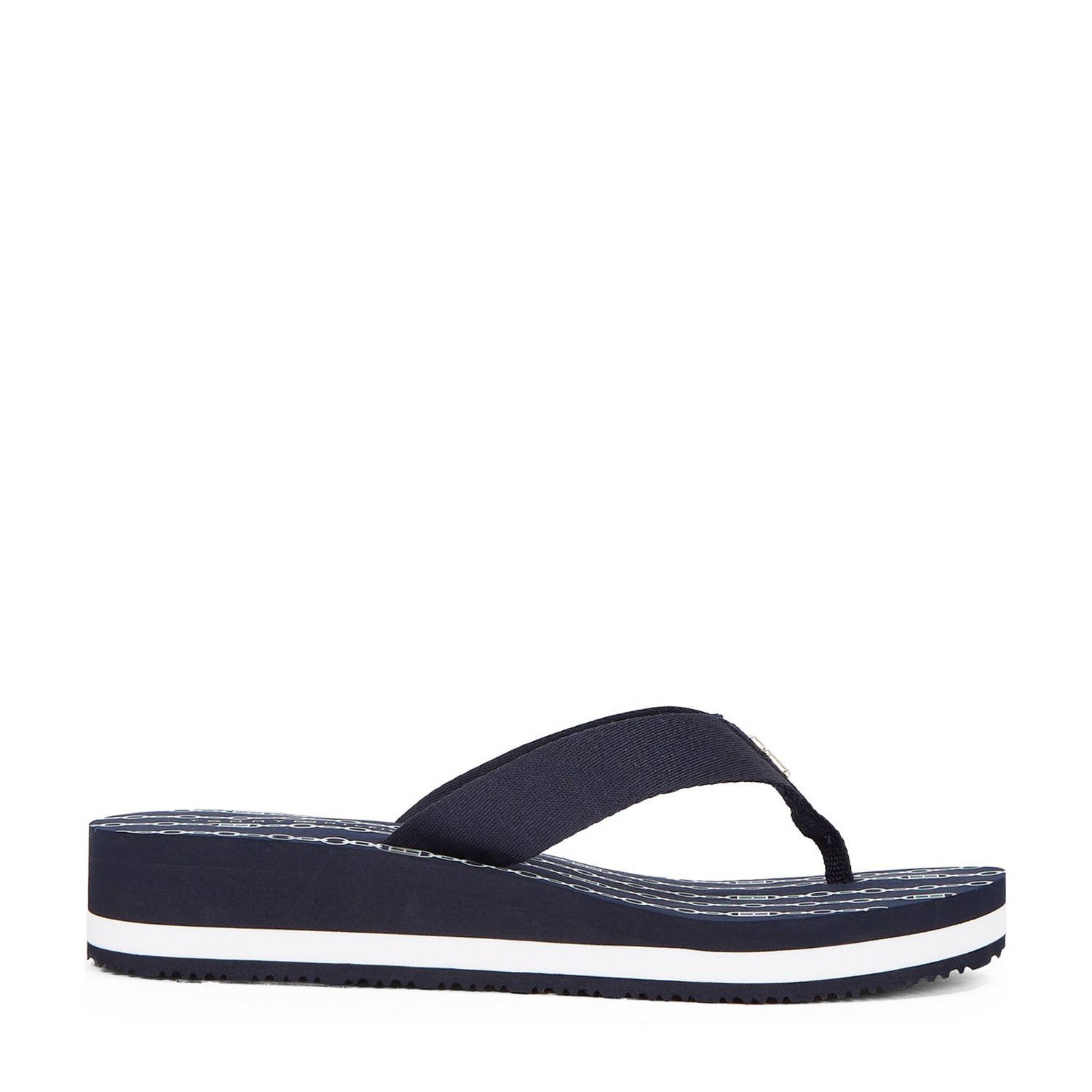 Tommy Hilfiger teenslippers donkerblauw