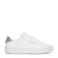 Tommy Hilfiger leren sneakers wit/lichtblauw