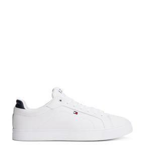  leren sneakers wit